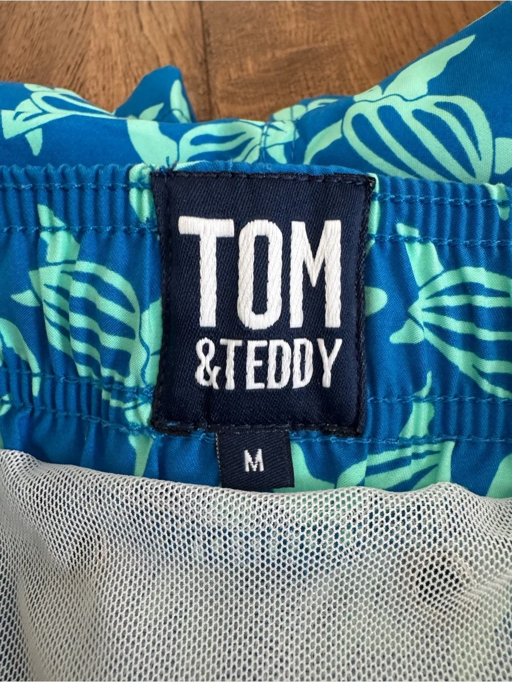 Tom &‎ Teddy Men's Swim Trunks Turtles Whales 2 Pair Size M C